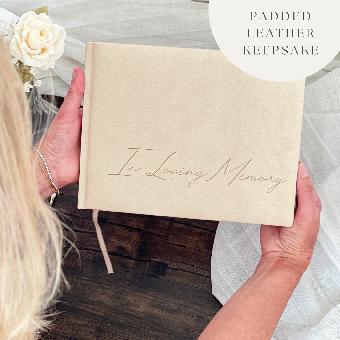 Funeral Guest Books (Tan)