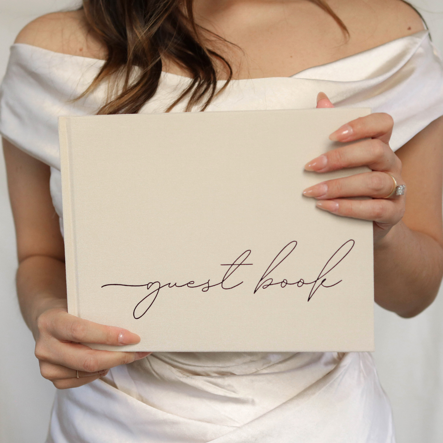 Wedding Guest Books (Beige)