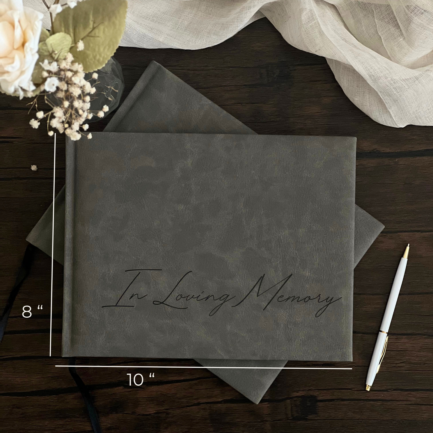Funeral Guest Books (Smoke)