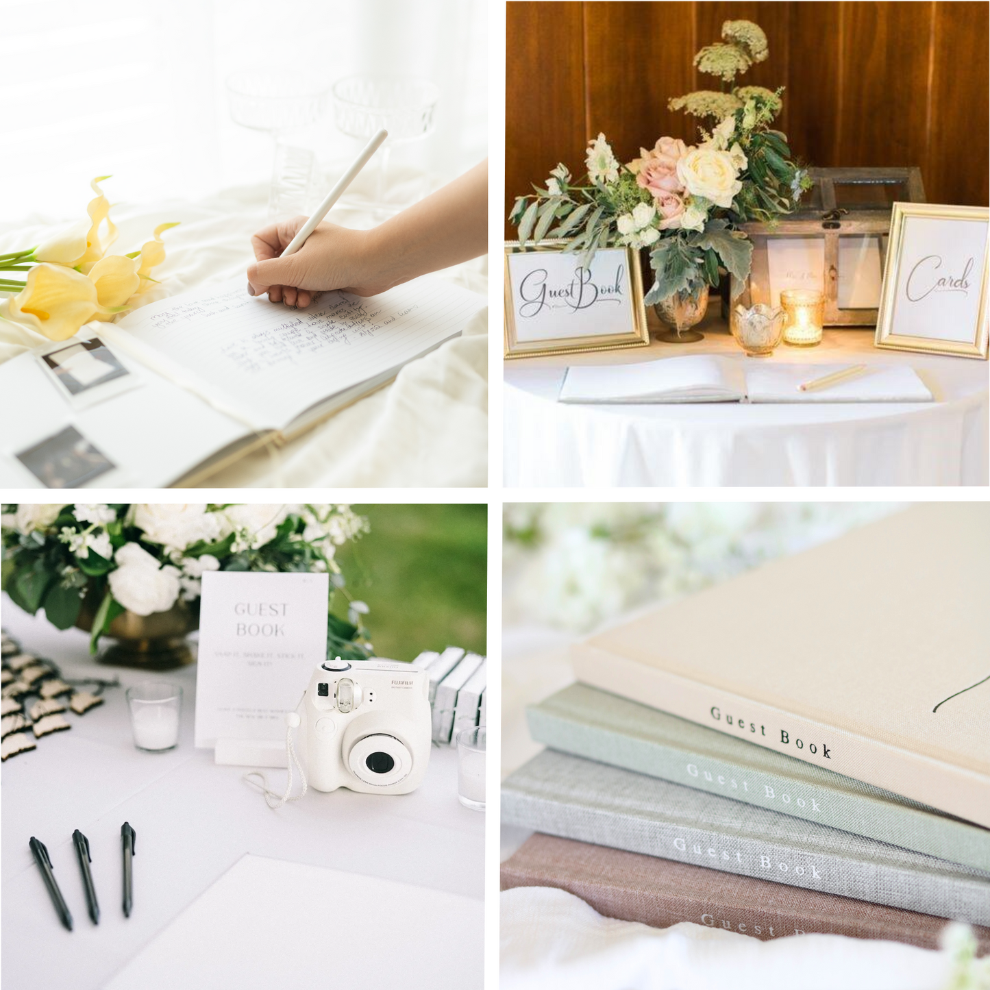 Wedding Guest Books (Taupe)