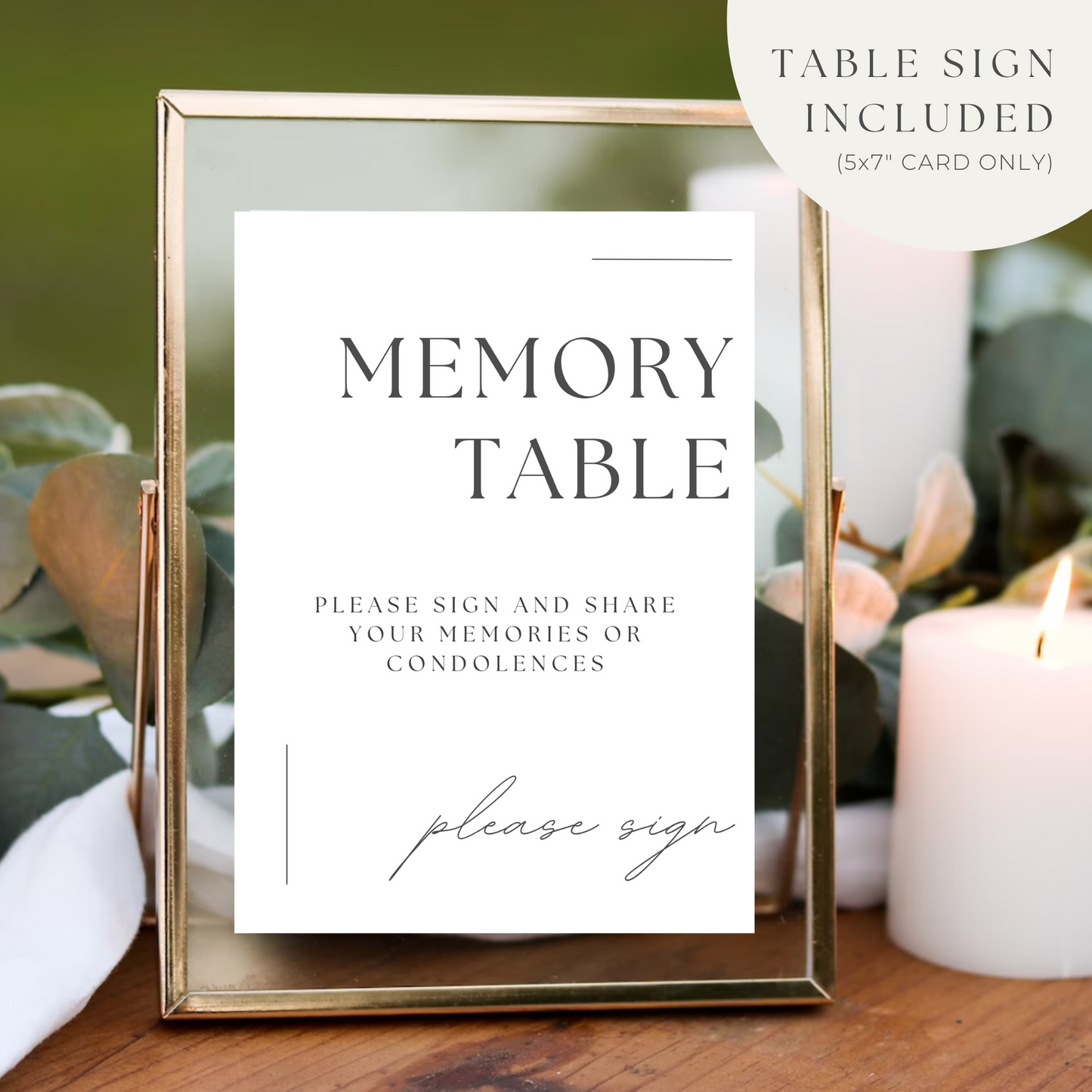 Funeral Guest Books (Smoke)