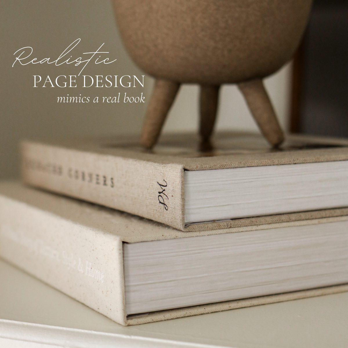 Decorative Books (Beige/Oatmeal)