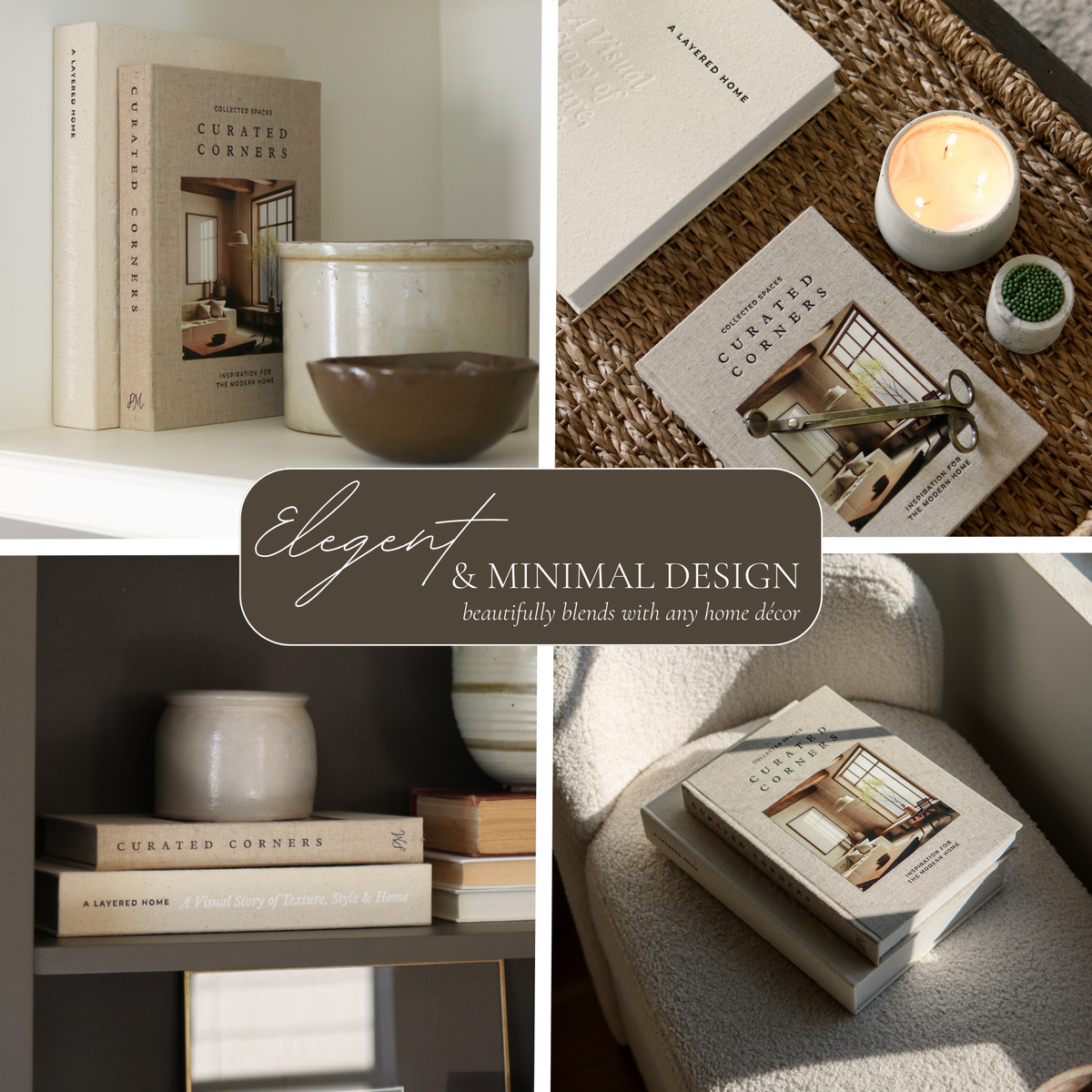 Decorative Books (Beige/Oatmeal)