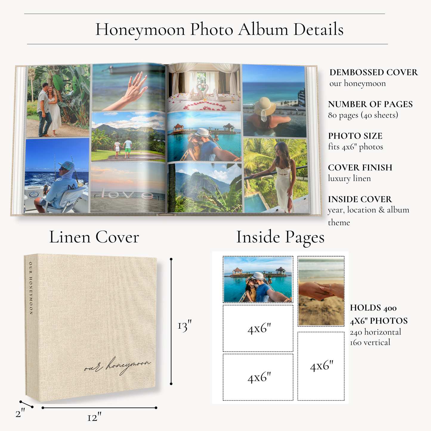 Honeymoon Photo Album