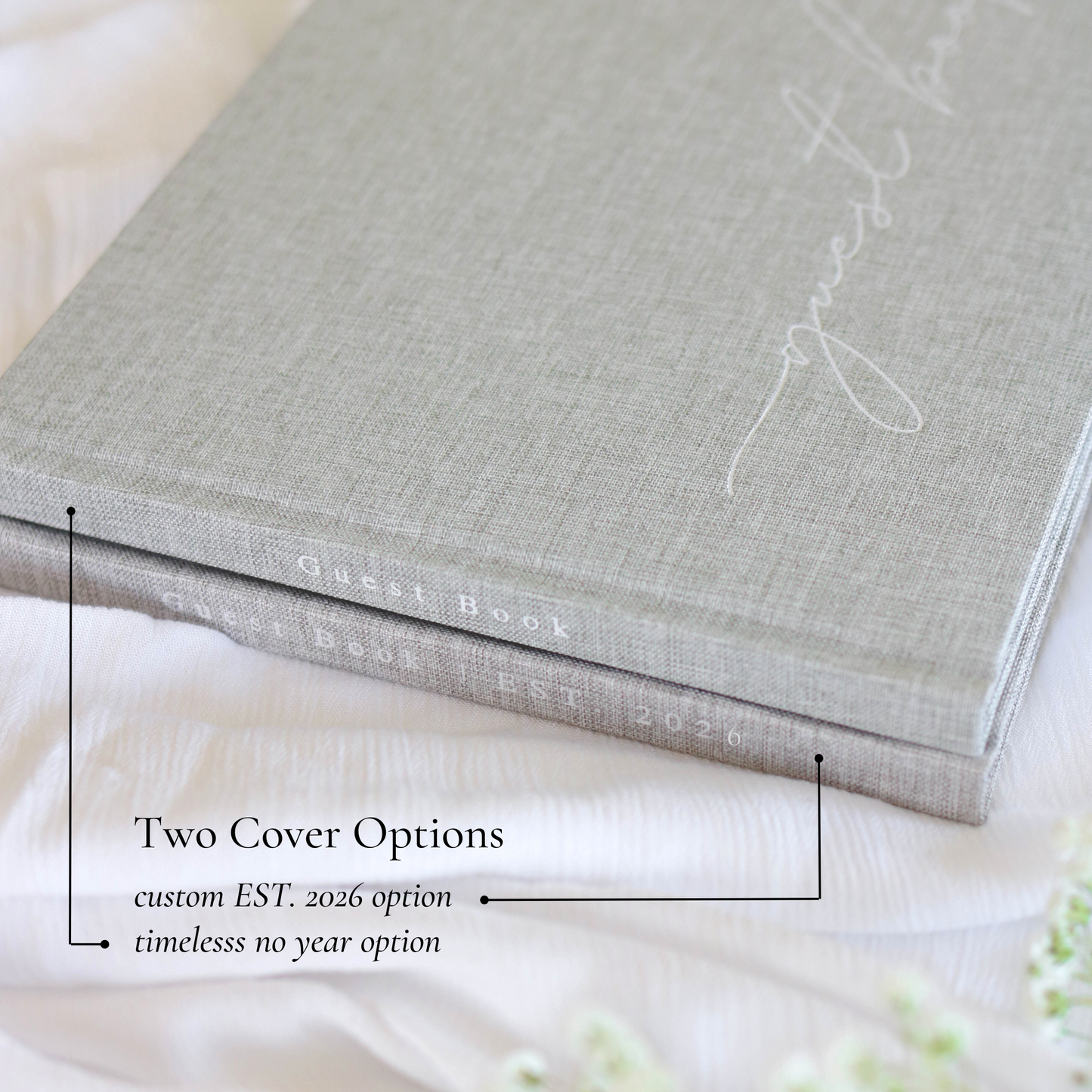 Wedding Guest Books (Gray)