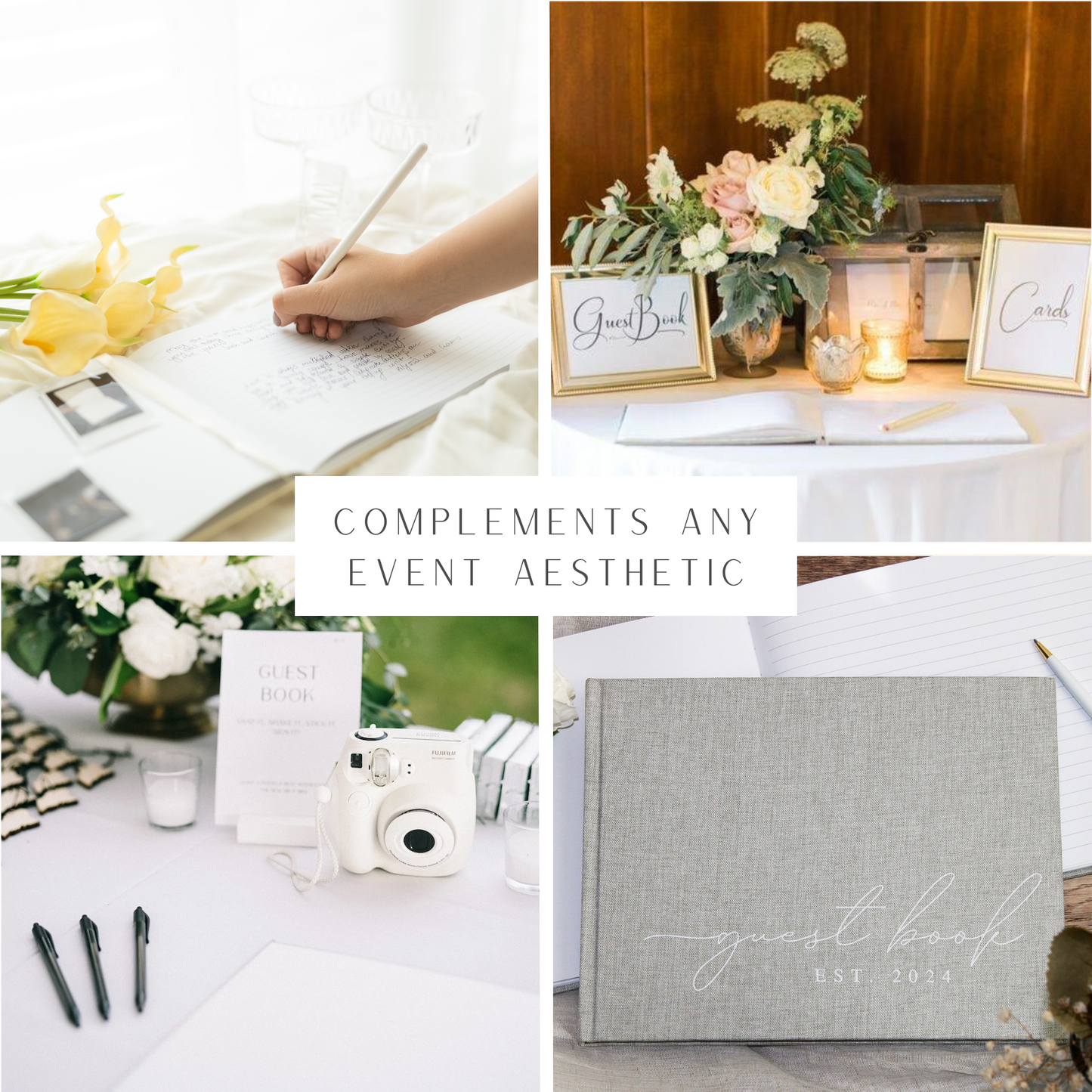 Wedding Guest Books (Grey)