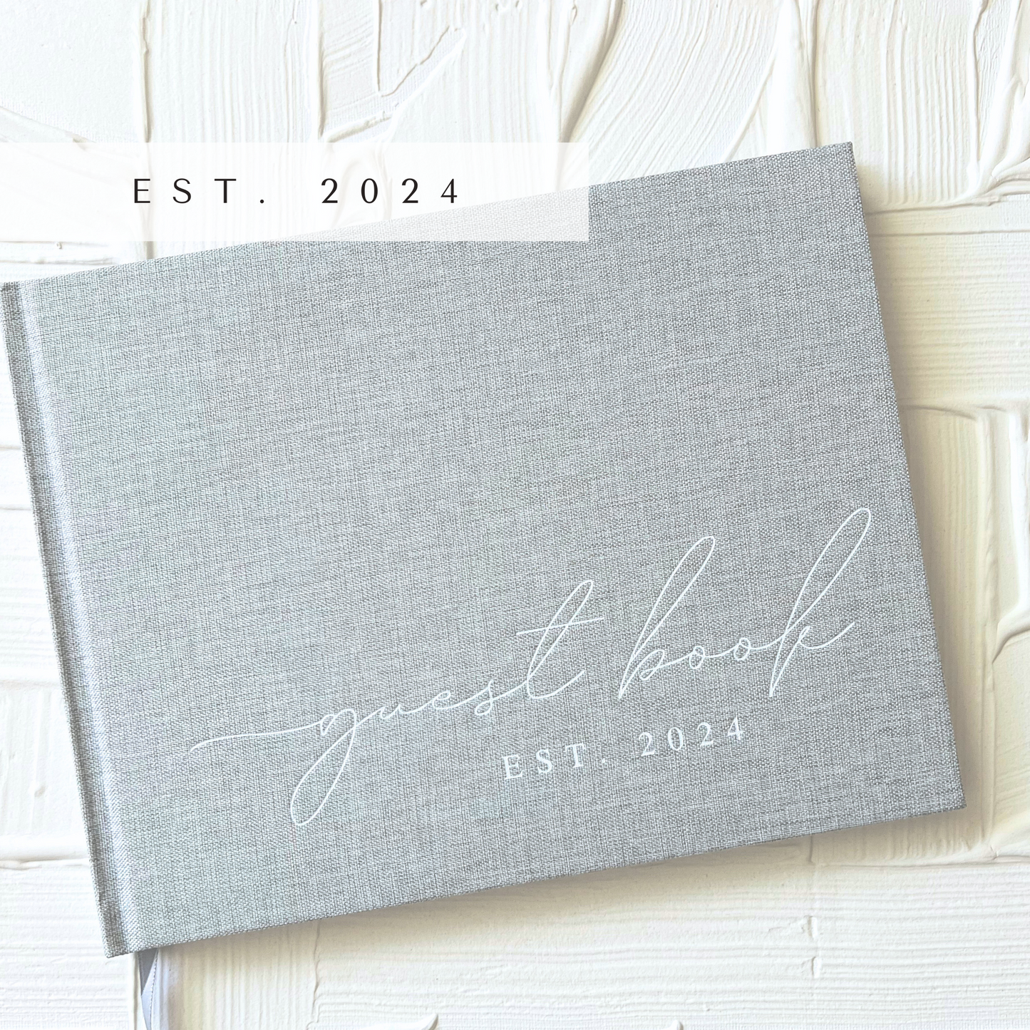 Baby Shower Guest Books (Grey)