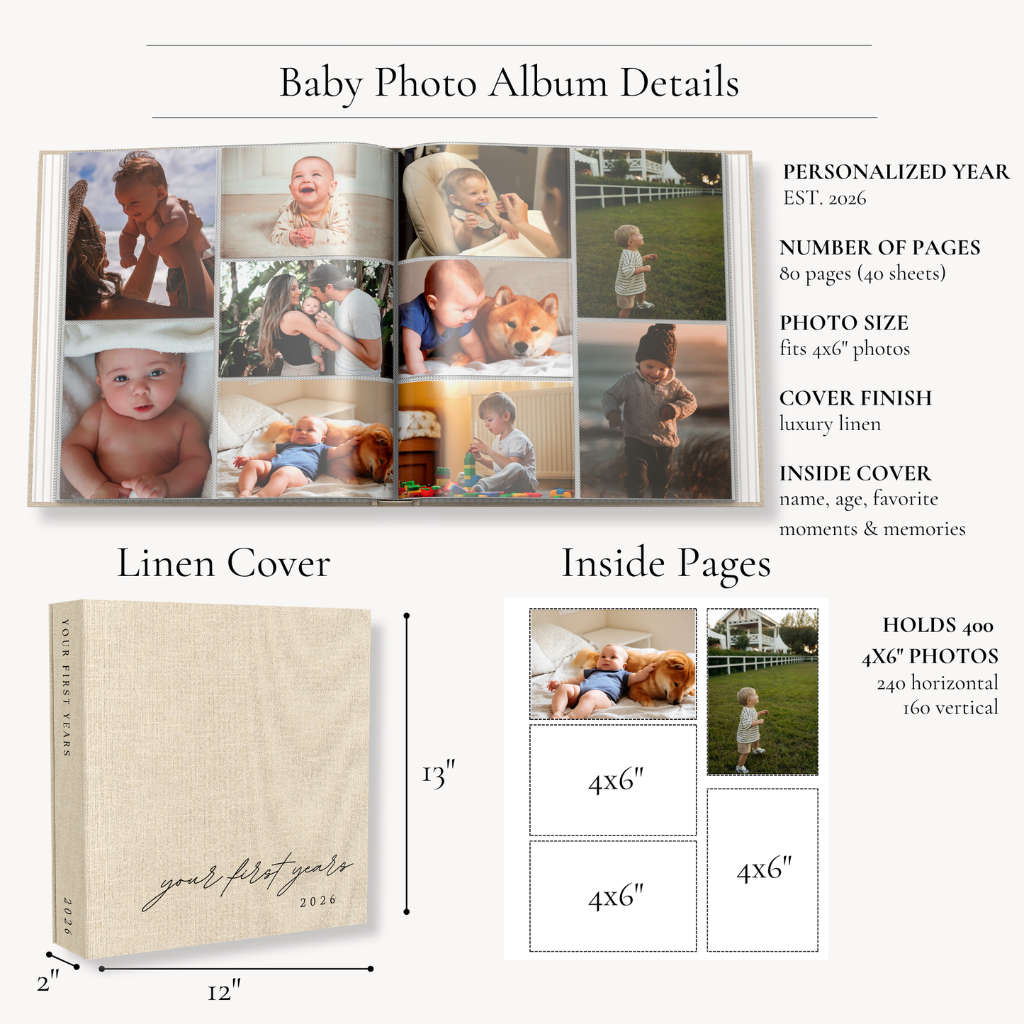 Baby Photo Albums