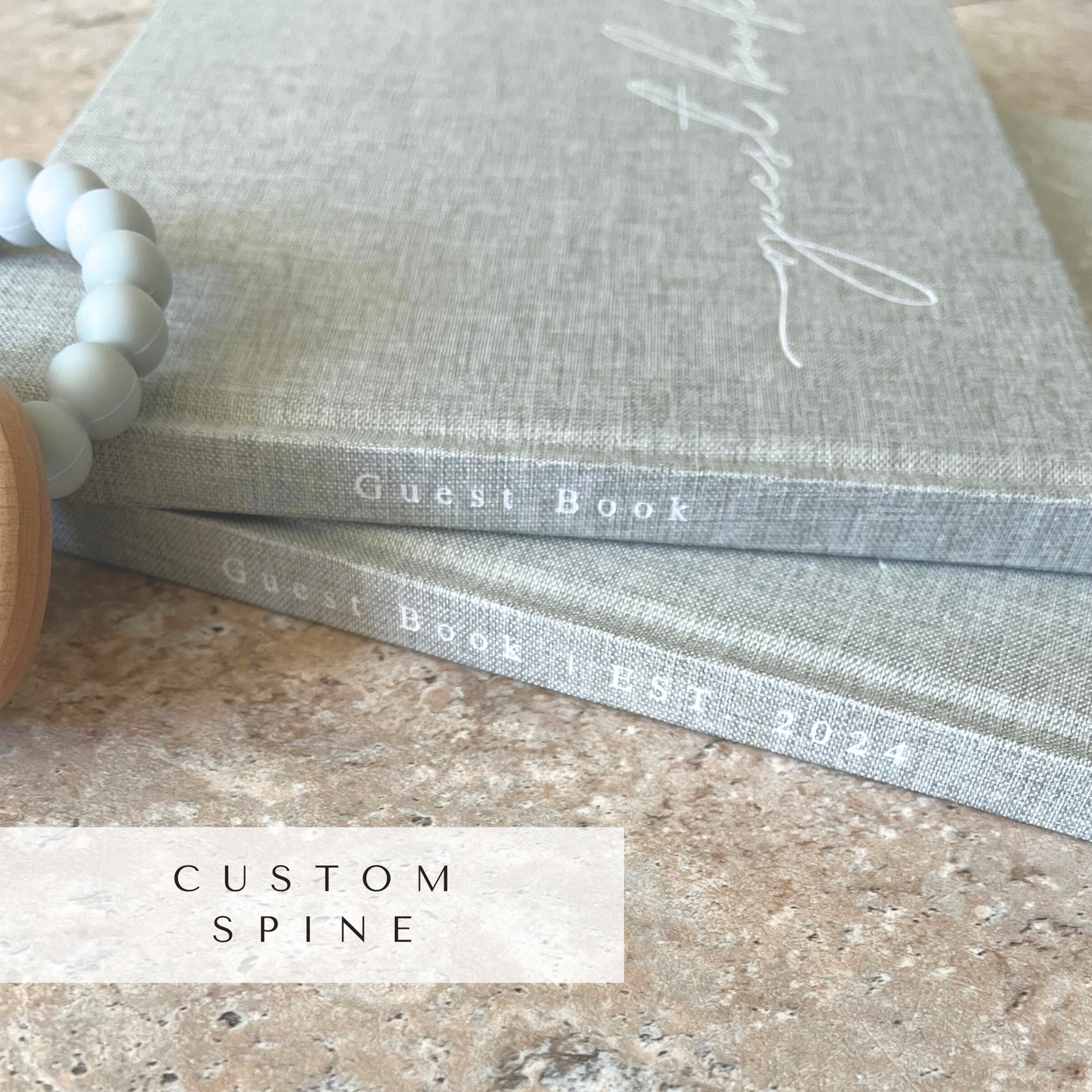 Baby Shower Guest Books (Grey)