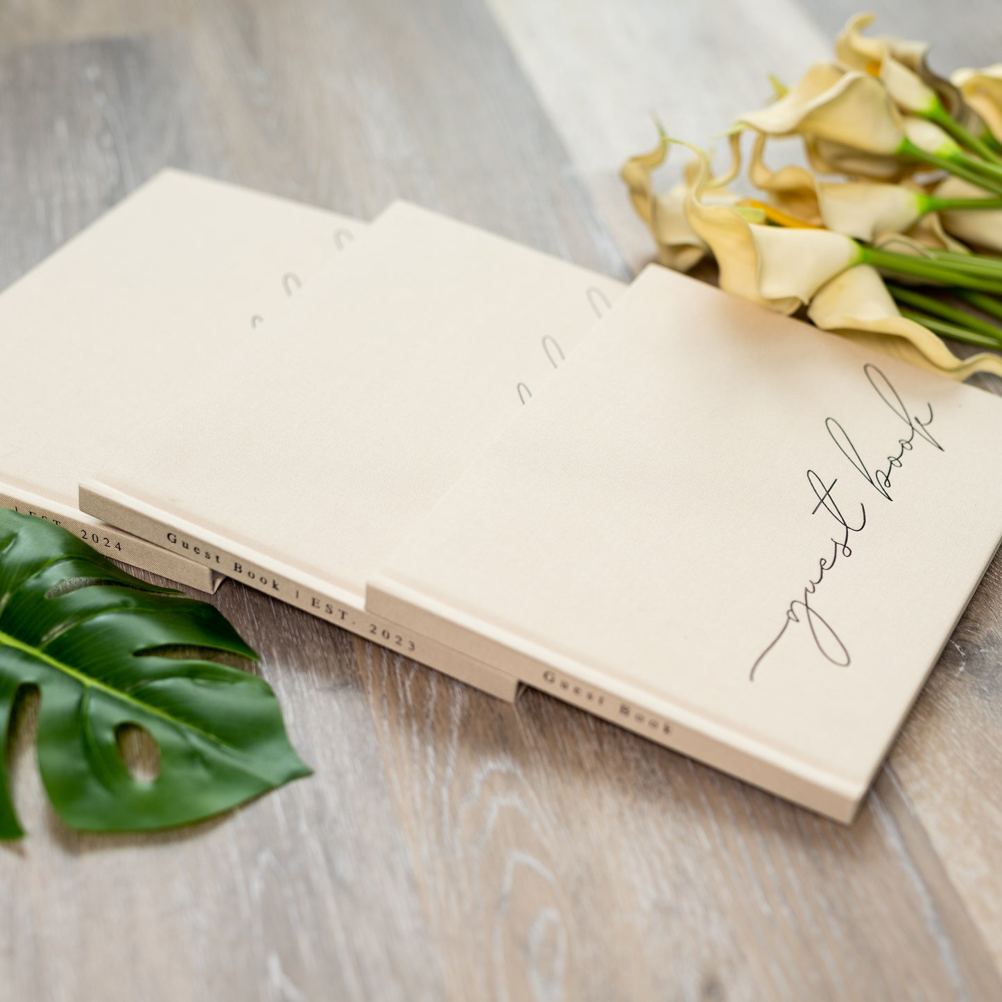 Wedding Guest Books (Beige)