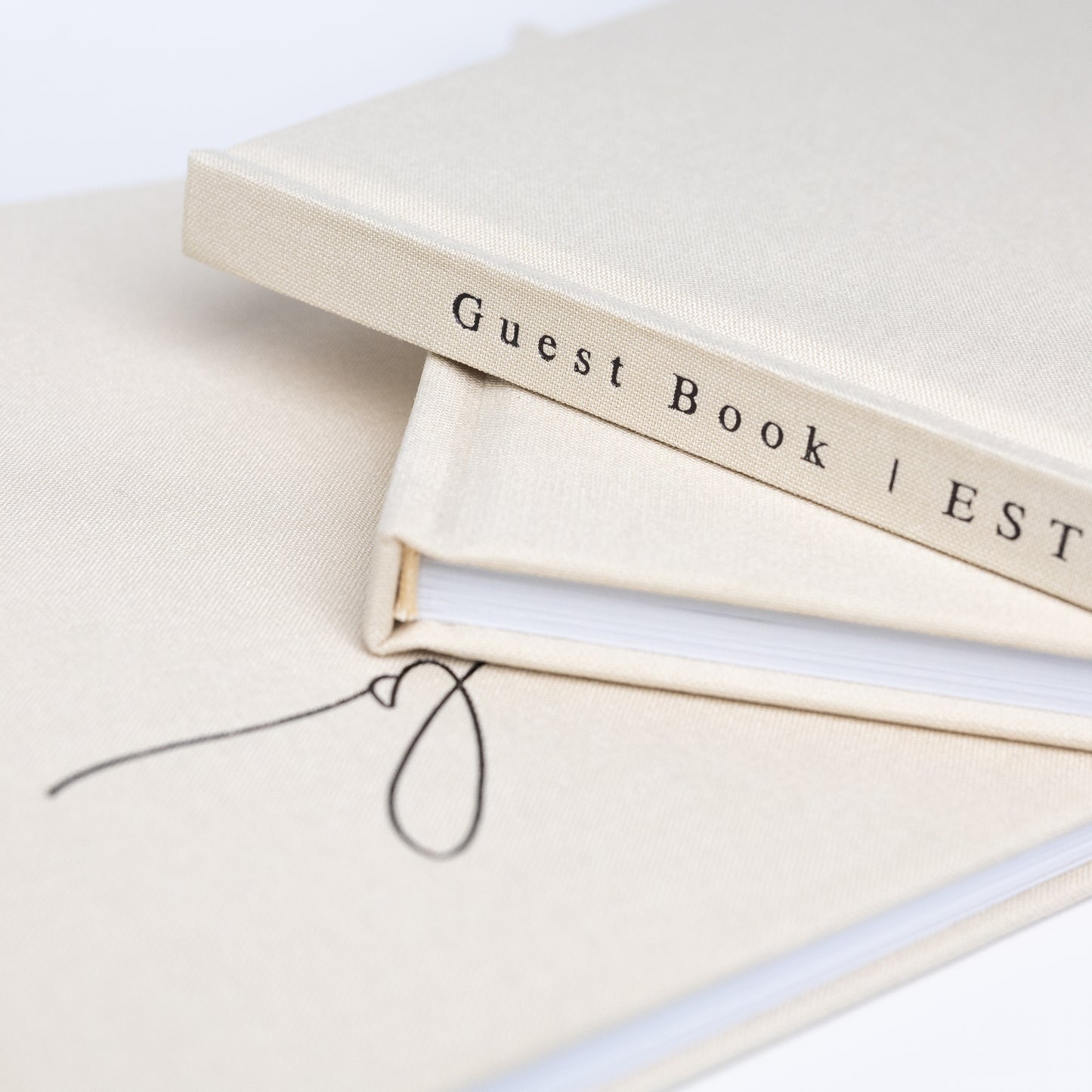 Wedding Guest Books (Beige)