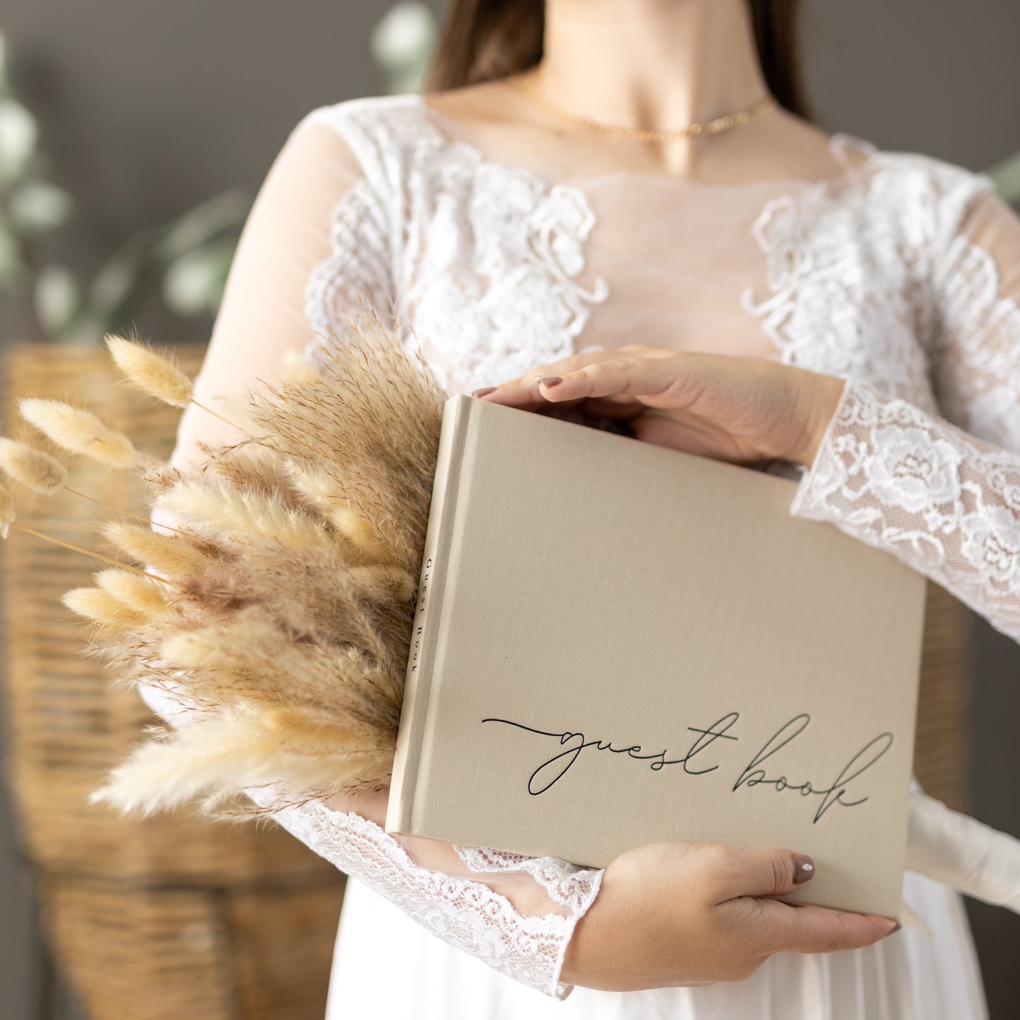 Wedding Guest Books (Beige)