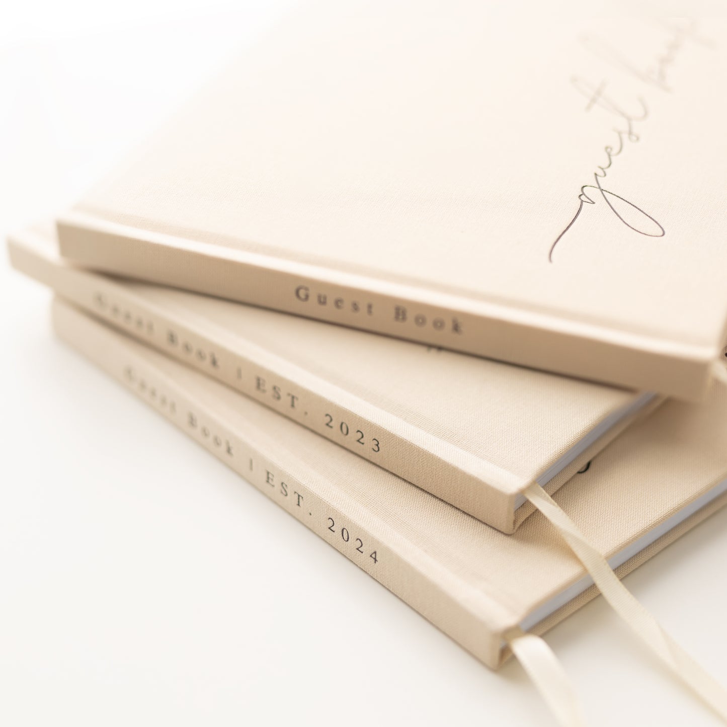 Wedding Guest Books (Beige)