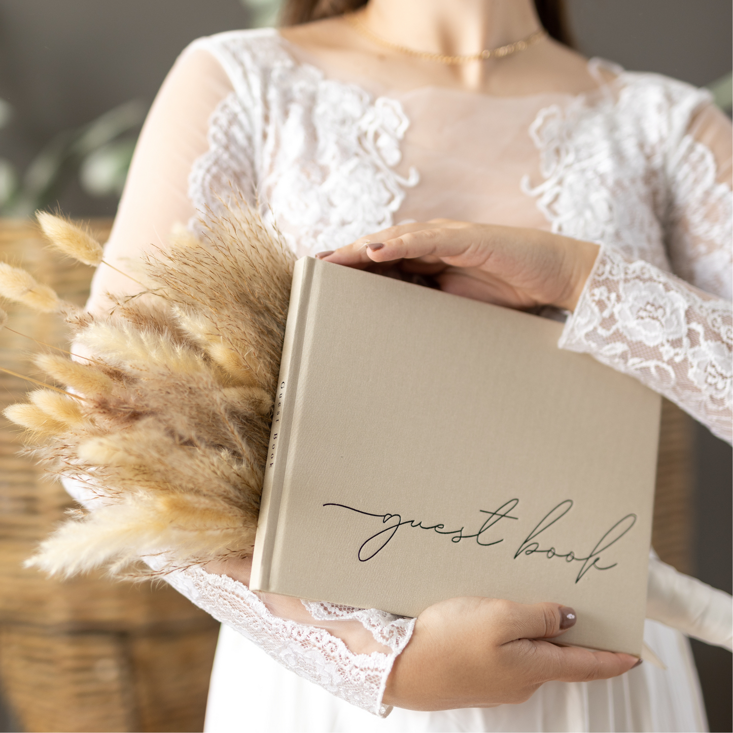 Wedding Guest Books (Beige)