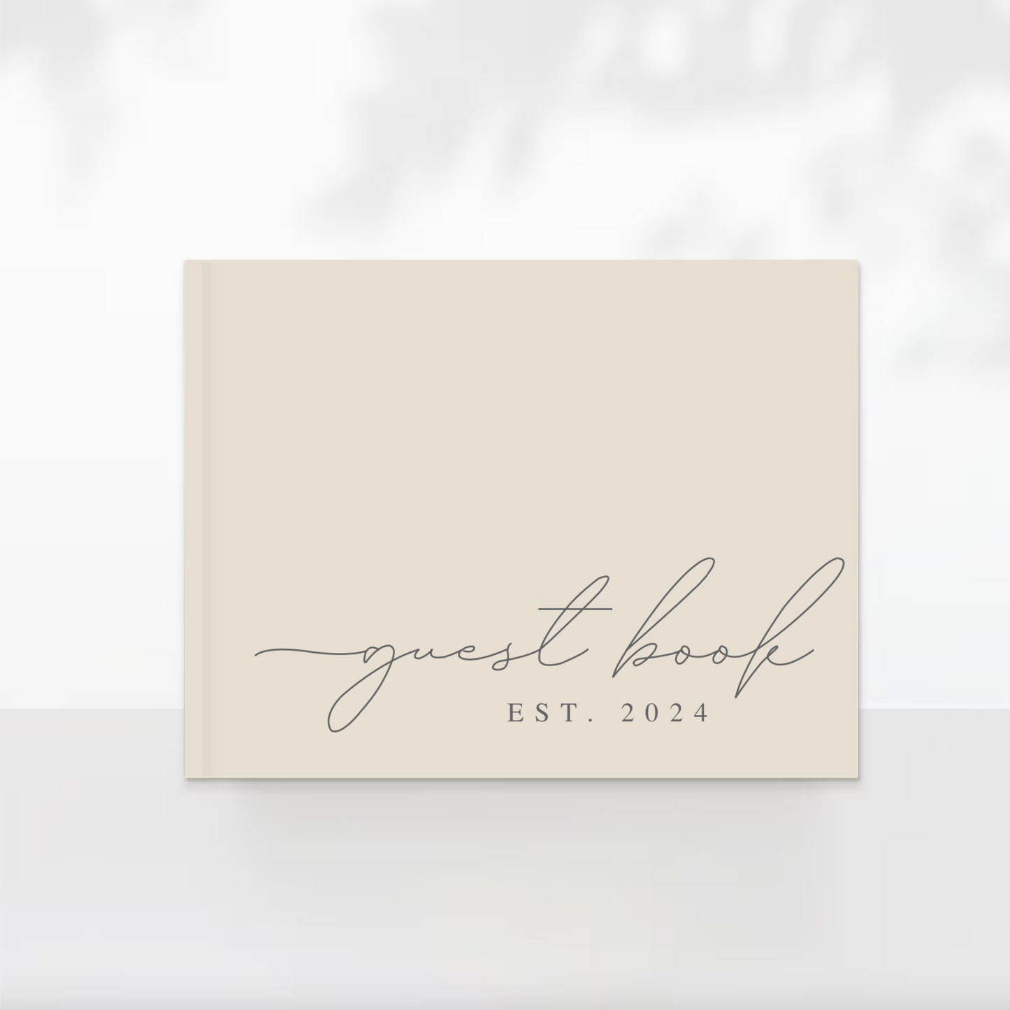 Wedding Guest Books (Beige)